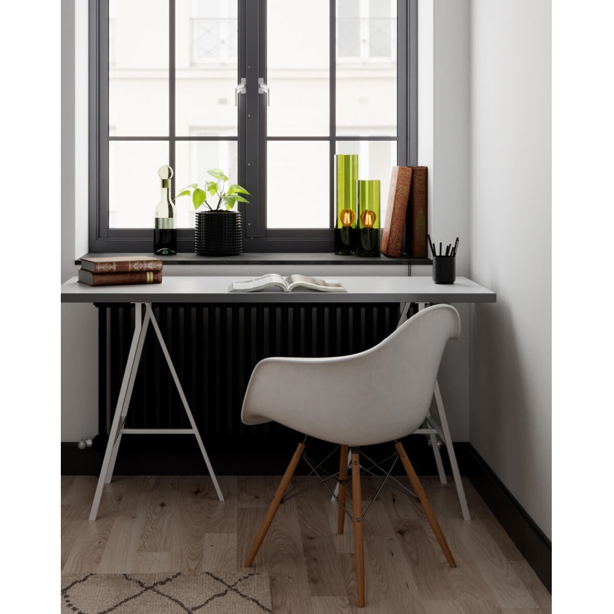 ByRydens - Candeeiro de mesa FLAKE 1xE27/8W/230V verde