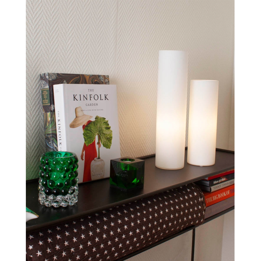 ByRydens - Candeeiro de mesa FLAKE 1xE27/8W/230V branco
