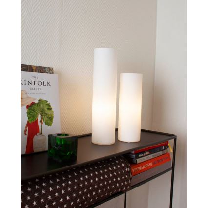 ByRydens - Candeeiro de mesa FLAKE 1xE27/8W/230V branco