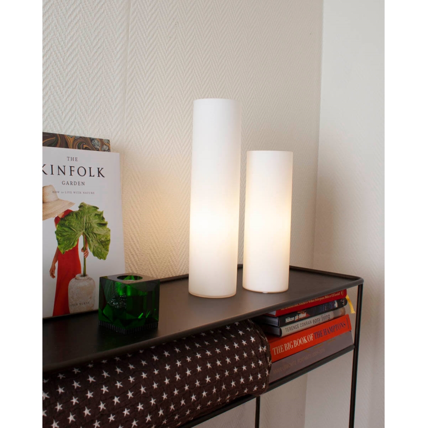ByRydens - Candeeiro de mesa FLAKE 1xE27/8W/230V branco