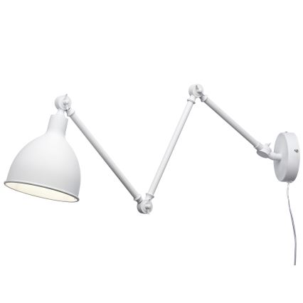 ByRydens - Candeeiro de parede BAZAR 1xE27/5W/230V branco