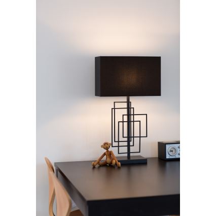 ByRydens - Candeeiro de mesa PARAGON 1xE27/5W/230V preto