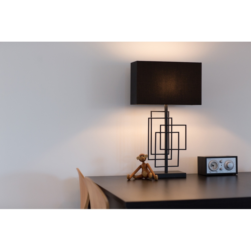 ByRydens - Candeeiro de mesa PARAGON 1xE27/5W/230V preto