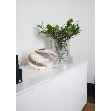 ByRydens - Candeeiro de mesa MIRA 1xE14/5W/230V cinzento