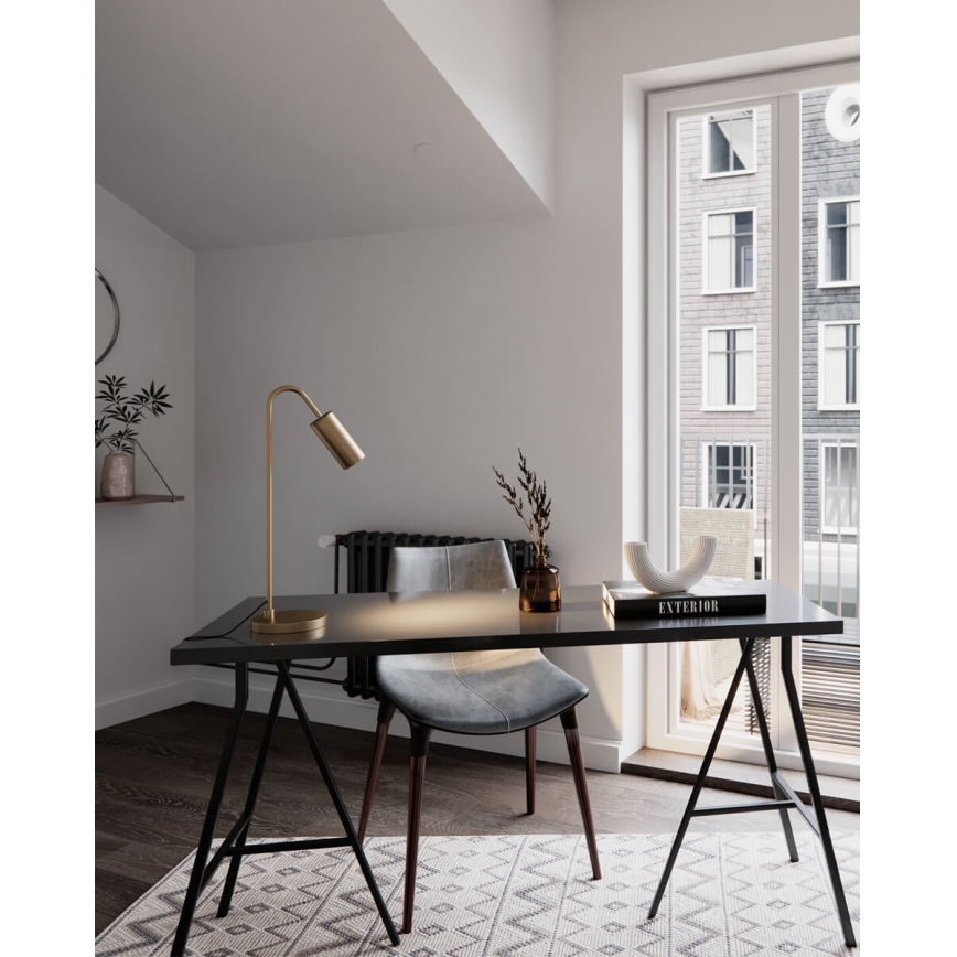 ByRydens - Candeeiro de mesa CURVE 1xGU10/7W/230V dourado