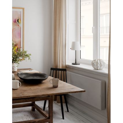 ByRydens - Candeeiro de mesa LUMI 1xE27/8W/230V branco/preto 48,5 cm