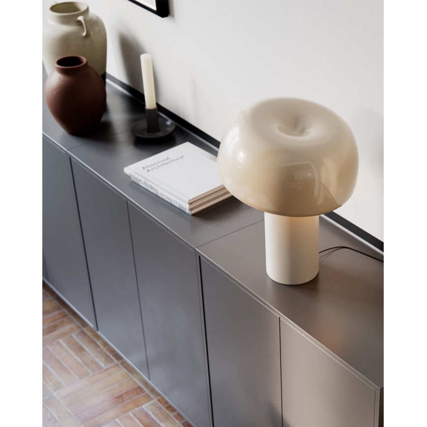 ByRydens - Candeeiro de mesa LEAN ON ME 1xE27/8W/230V creme