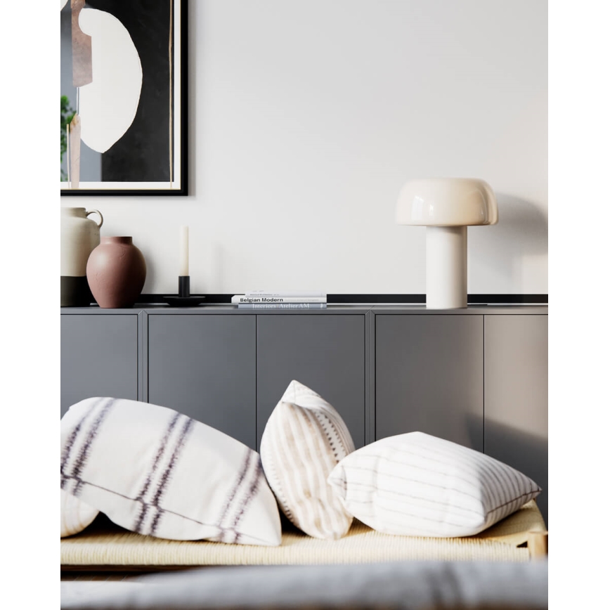 ByRydens - Candeeiro de mesa LEAN ON ME 1xE27/8W/230V creme