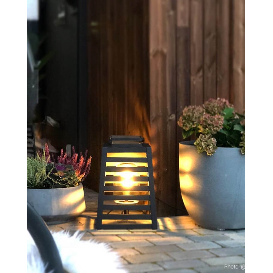 ByRydens - Luminária exterior YANKTON 1xE27/5W/230V IP44