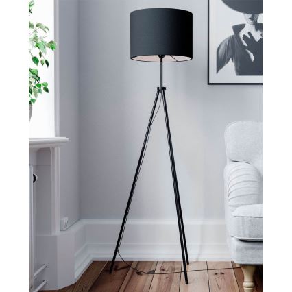 ByRydens - Candeeiro de pé RINA 1xE27/5W/230V preto