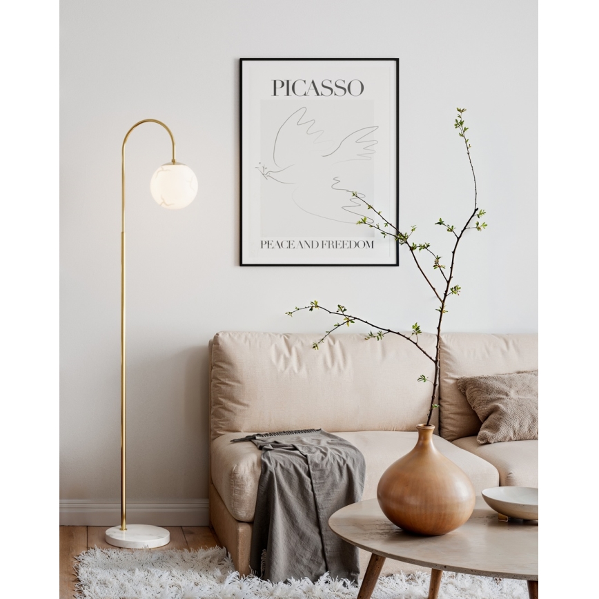 ByRydens - Candeeiro de pé BELLAGIO 1xE27/8W/230V