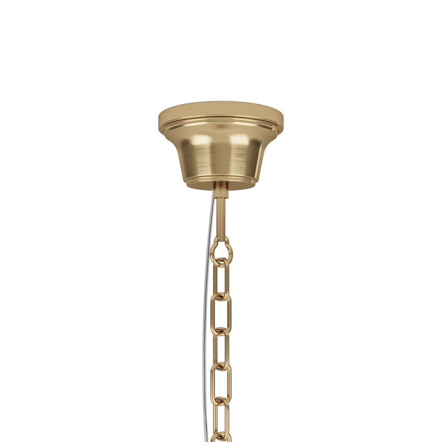 ByRydens - Candeeiro suspenso HERMINE 1xE27/5W/230V latão diâmetro 34 cm