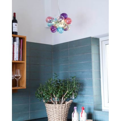 ByRydens - Candeeiro suspenso GROSS 3xG9/5W/230V colorido diâmetro 30 cm