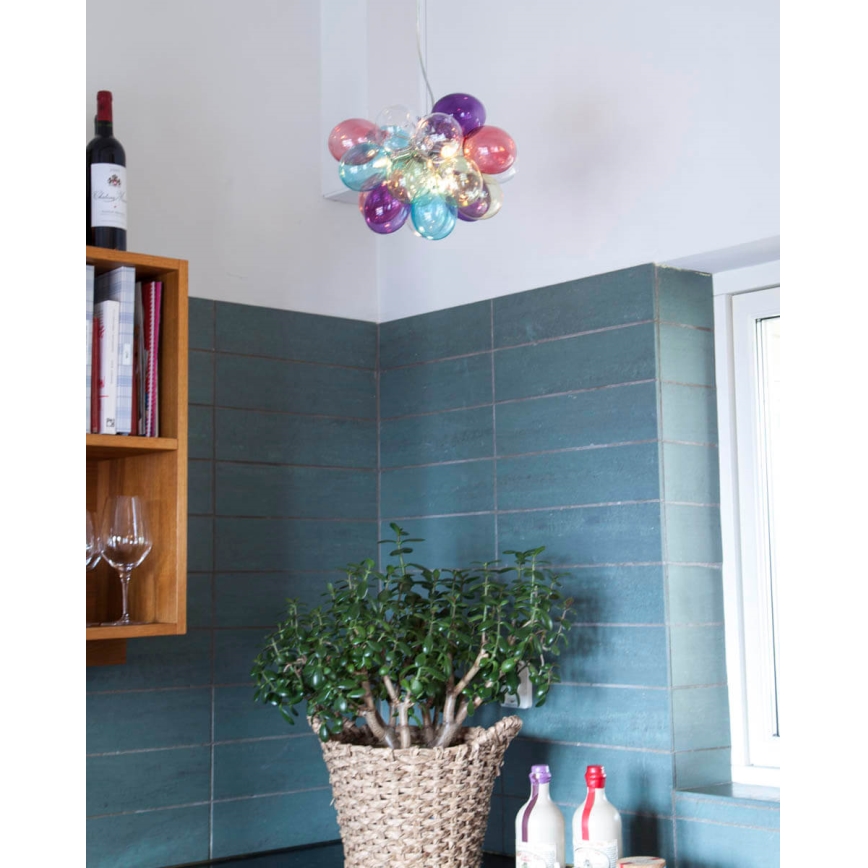 ByRydens - Candeeiro suspenso GROSS 3xG9/5W/230V colorido diâmetro 30 cm