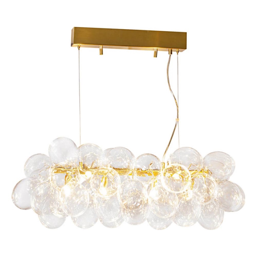 ByRydens - Lustre suspenso por cabo GROSS BAR 8xG9/8W/230V transparente