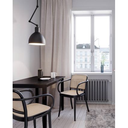 ByRydens - Lustre com haste BAZAR 1xE27/5W/230V preto