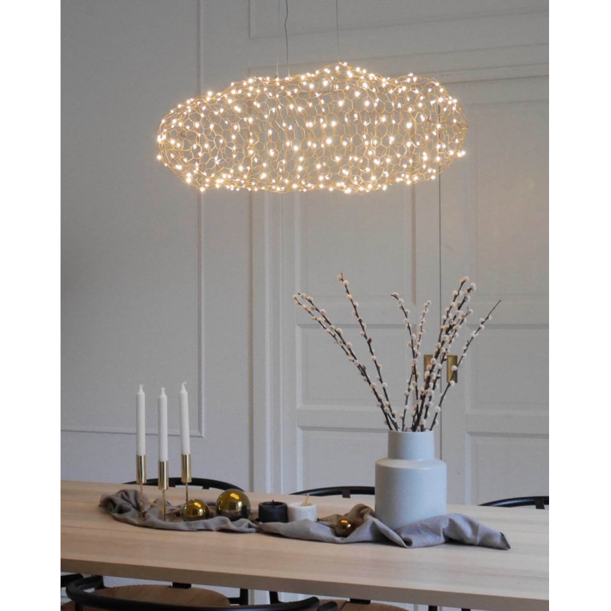 ByRydens - Candeeiro suspenso LED HAYDEN LED/15W/230V dourado