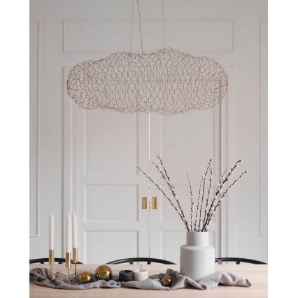 ByRydens - Candeeiro suspenso LED HAYDEN LED/15W/230V dourado