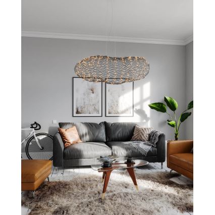 ByRydens - Candeeiro suspenso LED HAYDEN LED/20W/230V preto