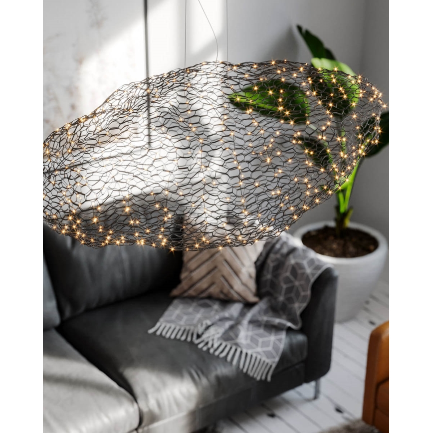 ByRydens - Candeeiro suspenso LED HAYDEN LED/20W/230V preto