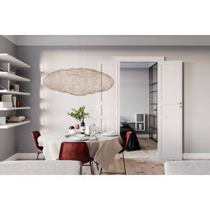 ByRydens - Candeeiro suspenso LED HAYDEN LED/20W/230V dourado