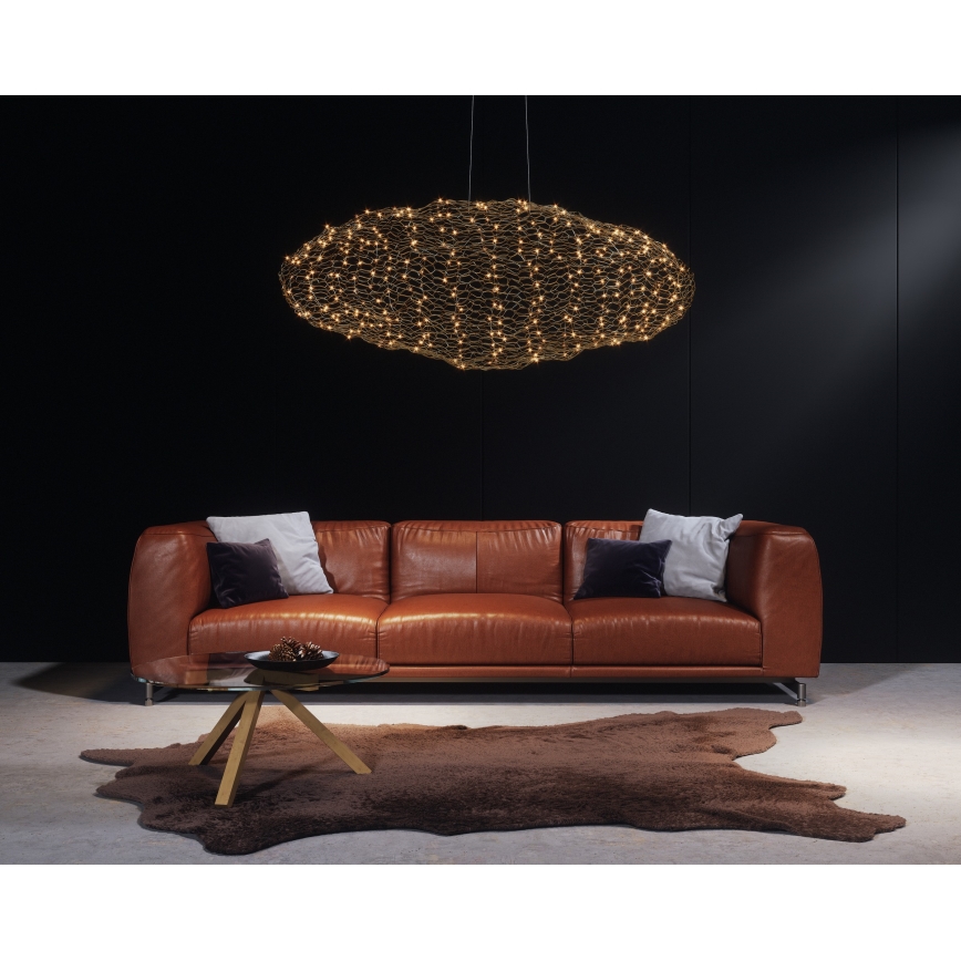 ByRydens - Candeeiro suspenso LED HAYDEN LED/20W/230V dourado