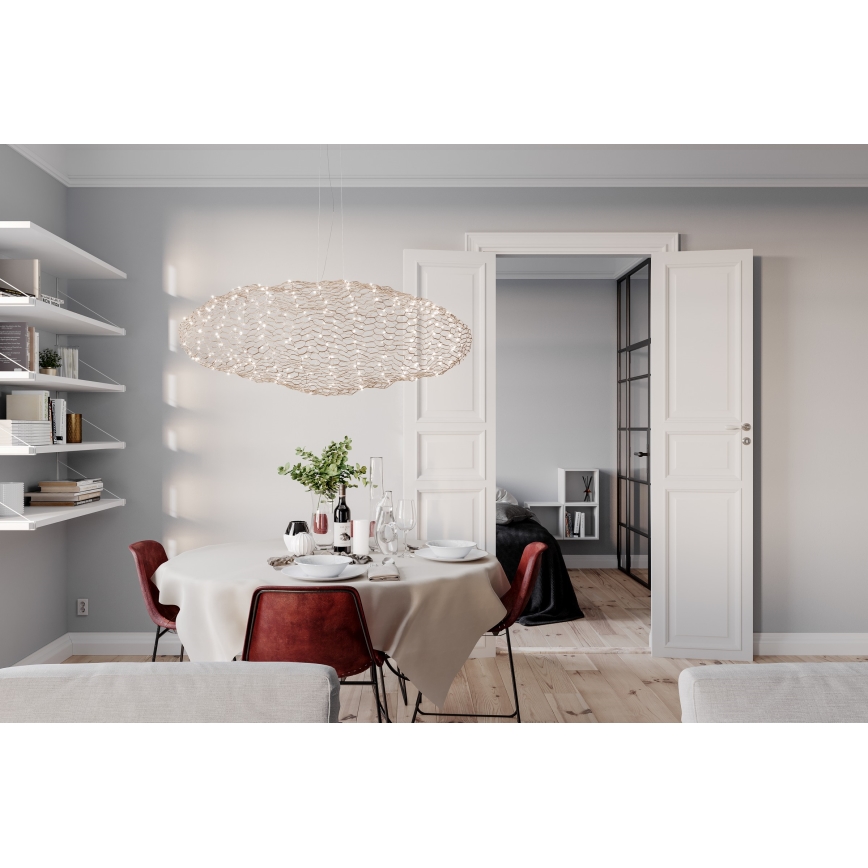 ByRydens - Candeeiro suspenso LED HAYDEN LED/20W/230V dourado