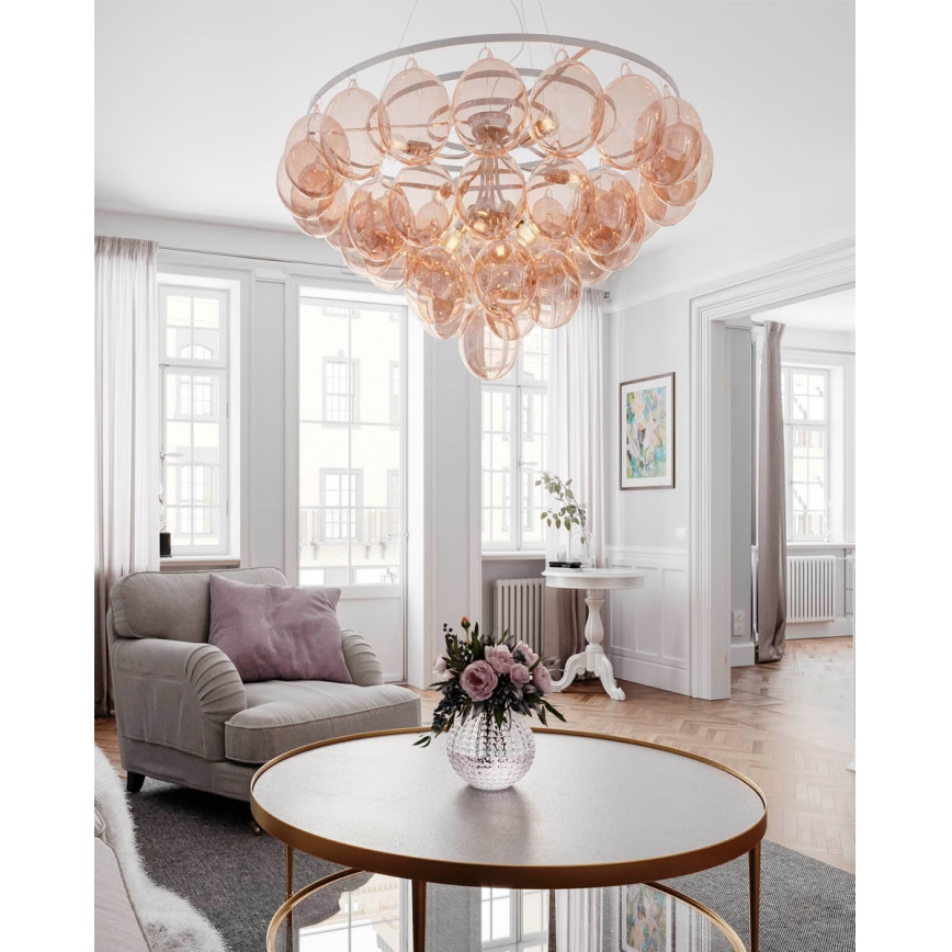 ByRydens - Lustre suspenso por cabo GROSS GIANT 8xE27/8W/230V