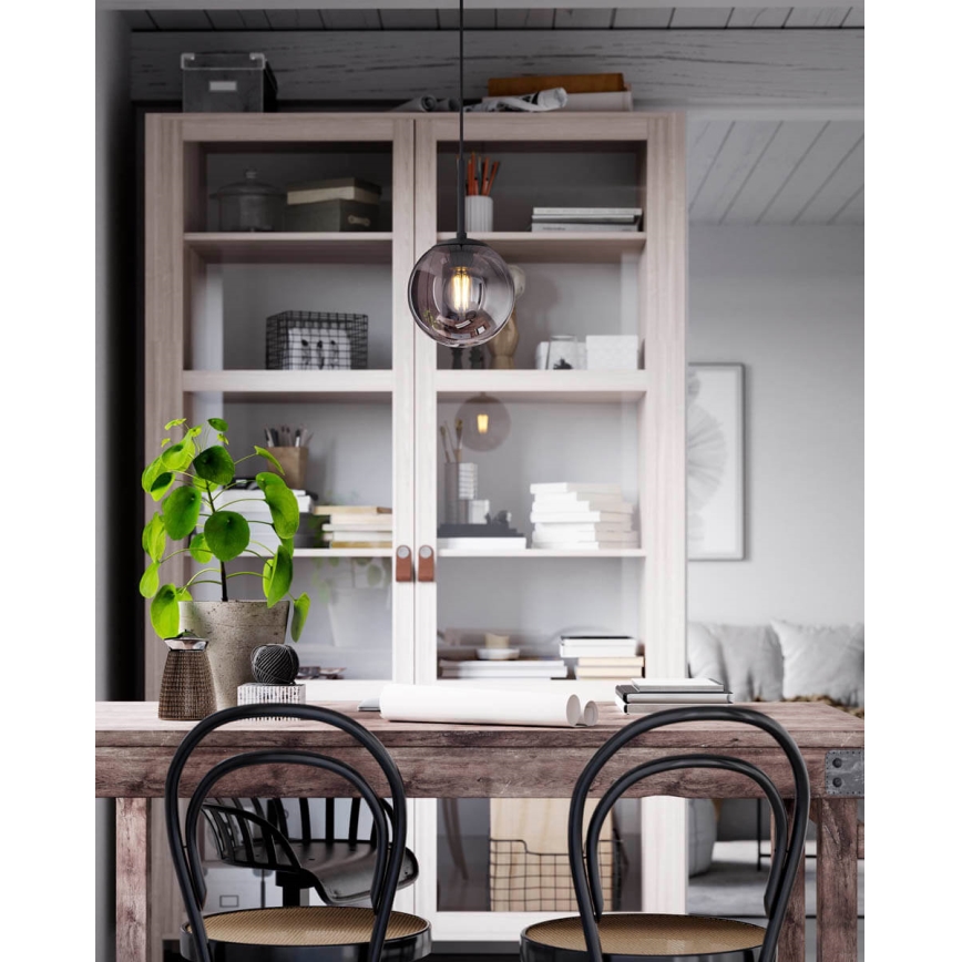 ByRydens - Candeeiro suspenso com cabo BOYLE 1xE27/5W/230V