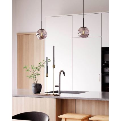 ByRydens - Candeeiro suspenso com cabo BOYLE 1xE27/5W/230V