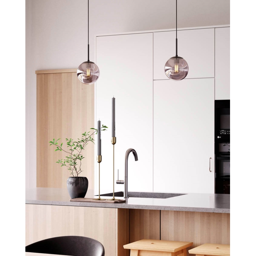 ByRydens - Candeeiro suspenso com cabo BOYLE 1xE27/5W/230V