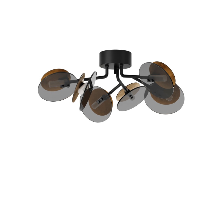 ByRydens - Candeeiro integrado TURNO 6xG9/4W/230V dourado/preto