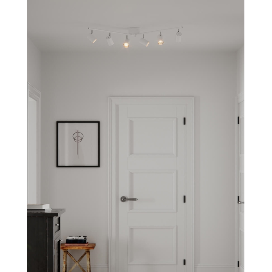 ByRydens - Foco CORRECT 6xGU10/7W/230V branco