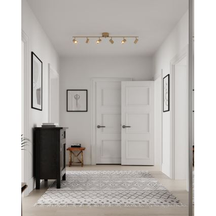 ByRydens - Foco CORRECT 6xGU10/7W/230V dourado