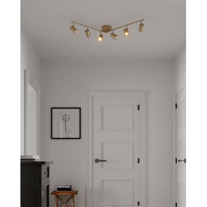 ByRydens - Foco CORRECT 6xGU10/7W/230V dourado