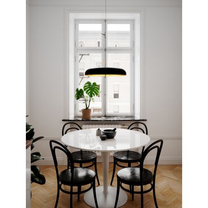 ByRydens - Candeeiro suspenso SHELBY 3xG9/5W/230V preto diâmetro 50 cm