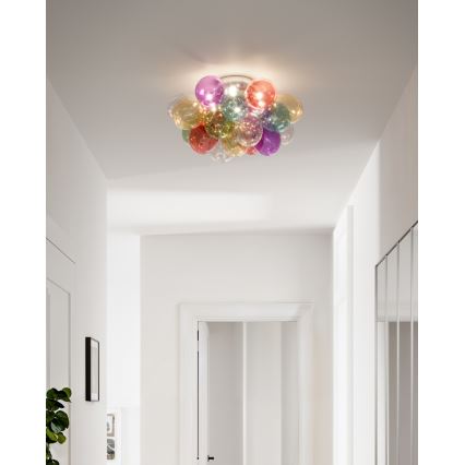 ByRydens - Candeeiro de teto GROSS 6xG9/5W/230V multicolorido Ø 50 cm
