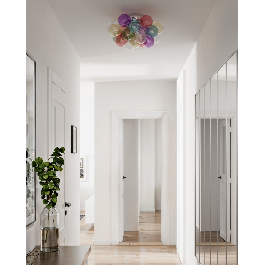 ByRydens - Candeeiro de teto GROSS 6xG9/5W/230V multicolorido Ø 50 cm