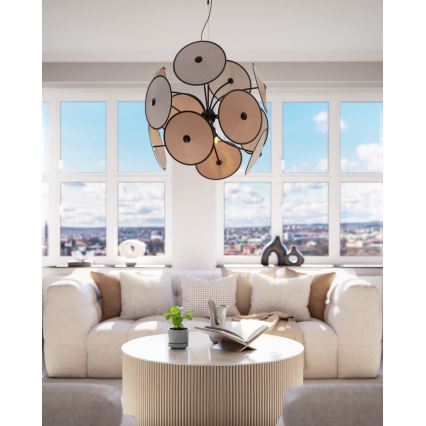 ByRydens - Candeeiro pendente suspenso por cabo CAPPELLO 4xE14/5W/230V