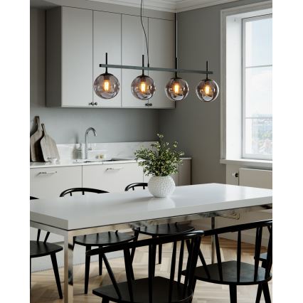 ByRydens - Lustre suspenso por cabo BOYLE 4xE27/8W/230V