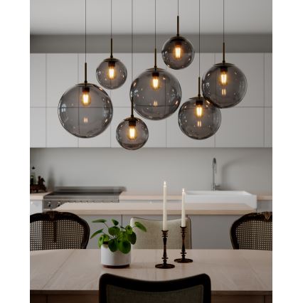 ByRydens - Lustre suspenso com cabo LAURA 7xE27/8W/230V