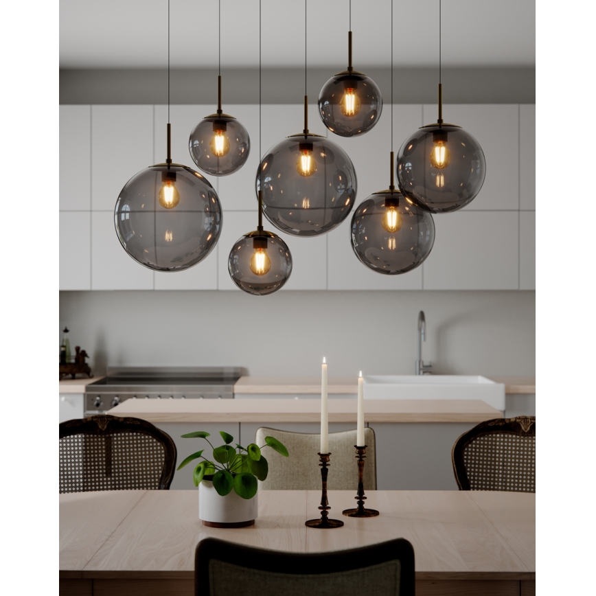 ByRydens - Lustre suspenso com cabo LAURA 7xE27/8W/230V
