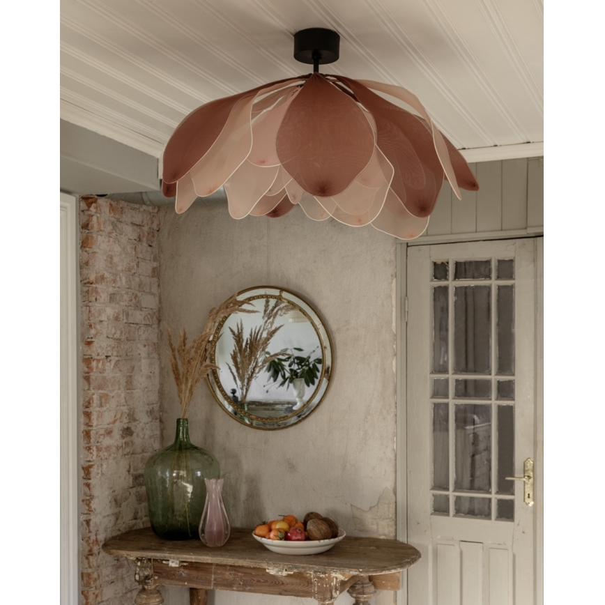 ByRydens - Lustre de teto fixo LOU LOU 1xE27/8W/230V rosa