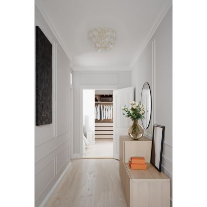 ByRydens - Candeeiro de teto LORRAINE 3xE14/8W/230V, diâmetro 52 cm