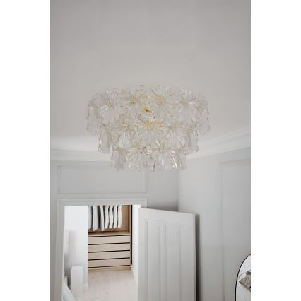 ByRydens - Candeeiro de teto LORRAINE 3xE14/8W/230V, diâmetro 52 cm