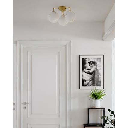 ByRydens - Lustre de tecto sobreposto BELLAGIO 3xE27/8W/230V