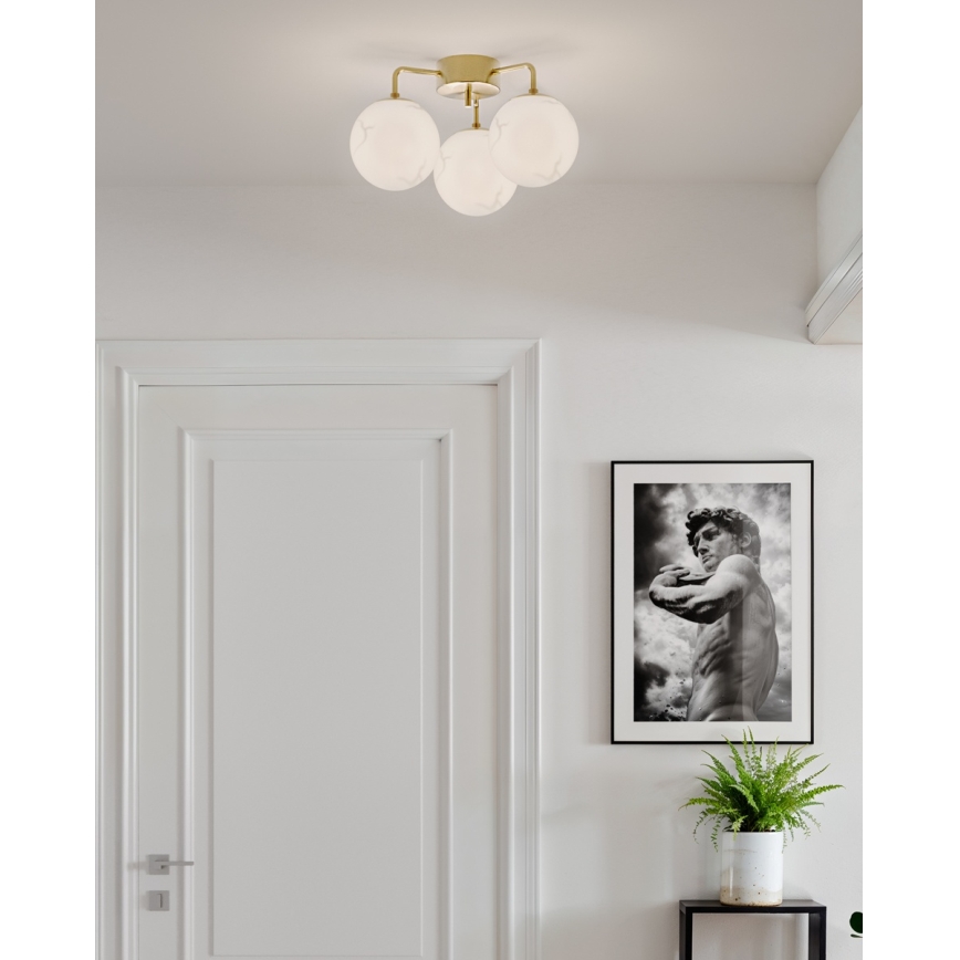 ByRydens - Lustre de tecto sobreposto BELLAGIO 3xE27/8W/230V