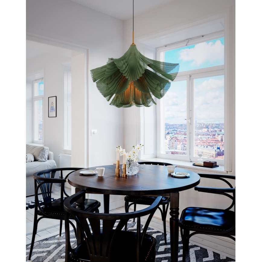 ByRydens - Lustre suspenso JULIETTE 1xE27/8W/230V verde