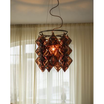 ByRydens - Candeeiro pendente em cabo GEMMA 1xE27/5W/230V