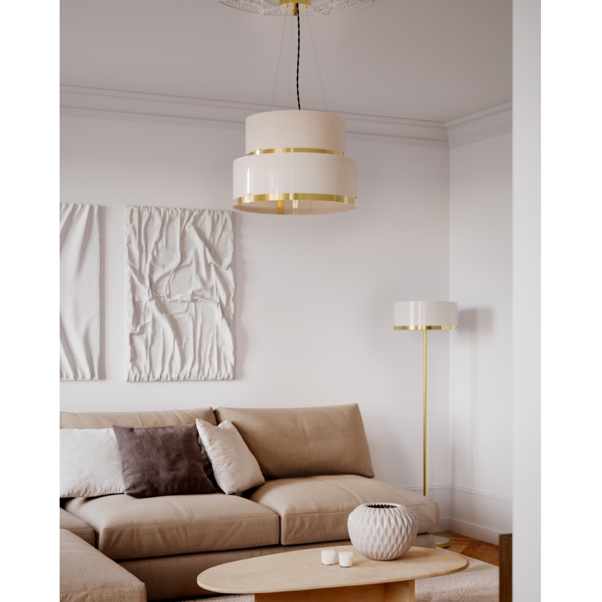 ByRydens - Lustre suspenso com cabo MARCEL 2xE27/8W/230V